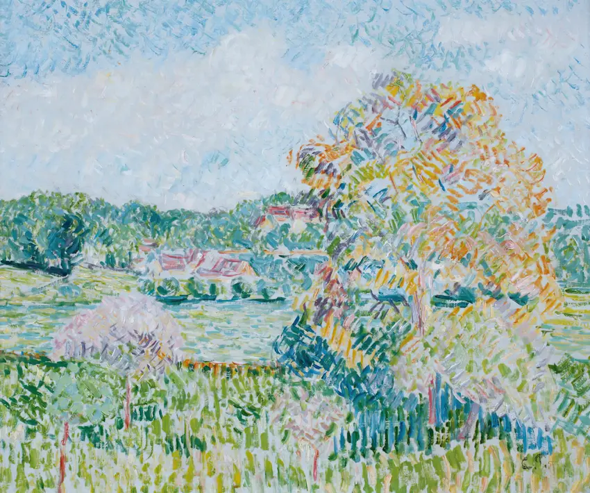 Le Grand Noyer À Eragny, Automne (circa 1890)
